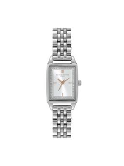 Olivia Burton - Rectangular Analog White Rectangle Dial Women Watch - 24000012 (M)