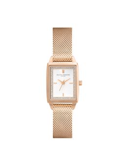 Olivia Burton - Rectangular Analog White Rectangle Dial Women Watch - 24000015 (M)