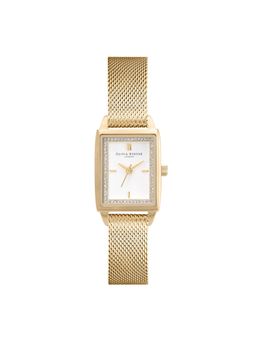 Olivia Burton - Rectangular Analog White Rectangle Dial Women Watch - 24000016 (M)