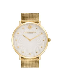 Olivia Burton - Ultra Slim Analog White Round Dial Women Watch - 24000024 (M)