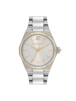 Olivia Burton - Analog White Round Shape Dial Women Watch - 24000031 (M)