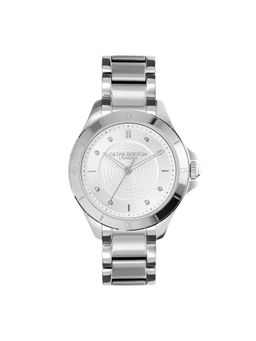 Olivia Burton - Guilloche Analog White Round Dial Women Watch - 24000039 (M)
