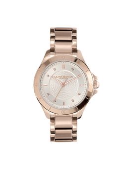 Olivia Burton - Guilloche Analog White Round Dial Women Watch - 24000041 (M)