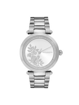Olivia Burton - Tbar Floral Analog White Round Dial Women Watch - 24000042 (M)