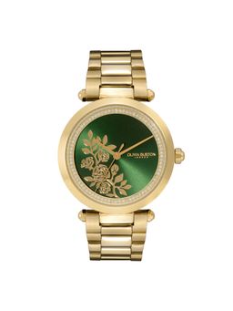 Olivia Burton - Tbar Floral Analog Green Round Dial Women Watch - 24000043 (M)