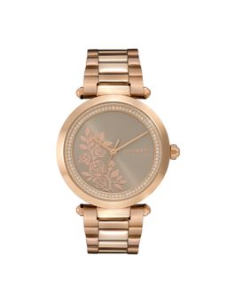 Olivia Burton - Tbar Floral Analog Grey Round Dial Women Watch - 24000044 (M)