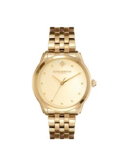 Olivia Burton - Starlight Analog Gold Round Dial Women Watch - 24000048 (M)
