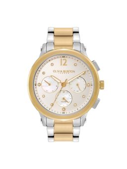 Olivia Burton - Multifunction White Mop Round Dial Women Watch - 24000053 (M)