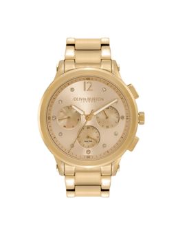Olivia Burton - Multifunction Gold Mop Round Dial Women Watch - 24000054 (M)