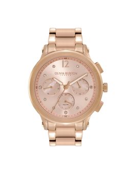 Olivia Burton - Multifunction Pink Mop Round Dial Women Watch - 24000055 (M)