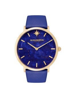 Olivia Burton - Ultra Slim Analog Navy Blue Round Dial Women Watch - 24000068 (M)
