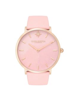 Olivia Burton - Ultra Slim Analog Pink Round Dial Women Watch - 24000069 (M)