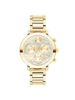 Movado - Bold Chronograph Yellow Mop Round Dial Women Watch - 3600788 (M)