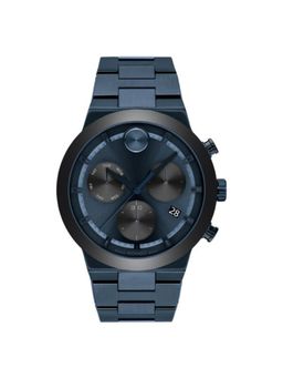 Movado - Bold Chronograph Blue Round Dial Men Watch - 3600859 (M)