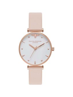 Olivia Burton - Queen Bee Analog White Round Dial Women Watch - Ob16Am95 (M)