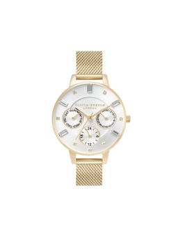 Olivia Burton - Multifunction White Round Dial Women Watch - Ob16Cg100 (M)