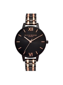 Olivia Burton - The England Analog Black Sunray Round Dial Women Watch - Ob16En09 (M)