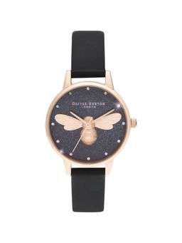 Olivia Burton - Rainbow Analog Black Round Dial Women Watch - Ob16Fb13 (M)