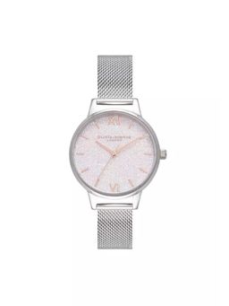 Olivia Burton - Glitter Dial Analog Pink Round Dial Women Watch - Ob16Gd47 (M)
