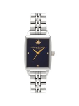 Olivia Burton - Celestial Analog Navy Blue Sunray Rectangle Dial Women Watch - Ob16Gd88 (M)
