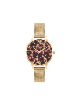 Olivia Burton - Tortoiseshell Analog Multi Color Round Dial Women Watch - Ob16Lp10 (M)