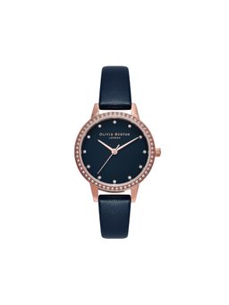 Olivia Burton - Classics Analog Navy Blue Mop Round Dial Women Watch - Ob16Md99 (M)