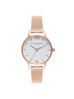Olivia Burton - Analog White Round Dial Women Watch - Ob16Mdw01 (M)