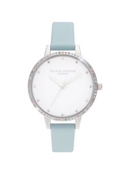 Olivia Burton - Rainbow Analog White Round Dial Women Watch - Ob16Rb19 (M)