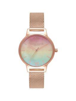 Olivia Burton - Rainbow Analog Multi Color Mop Round Dial Women Watch - Ob16Rb25 (M)