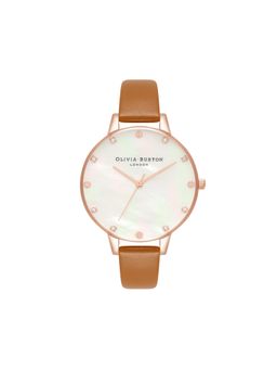Olivia Burton - Classics Analog White Mop Round Dial Women Watch - Ob16Se18 (M)