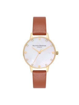 Olivia Burton - Classics Analog White Mop Round Dial Women Watch - Ob16Se23 (M)