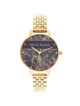 Olivia Burton - Varsity Analog Black Round Dial Women Watch - Ob16Vs01 (M)
