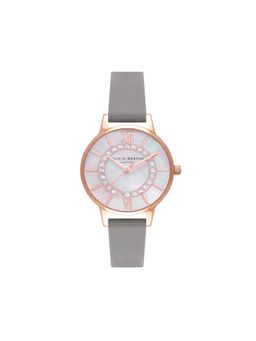Olivia Burton - Wonderland Analog White Mop Round Dial Women Watch - Ob16Wd92 (M)