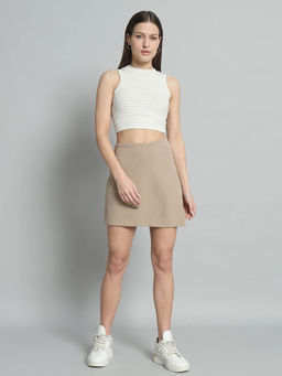 BROOWL - Women's Beige Skort