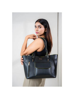 MONADAA - Womens Black Astra Tote Bag (L)