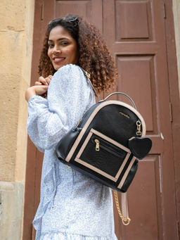 MONADAA - Womens Black Claude Backpack