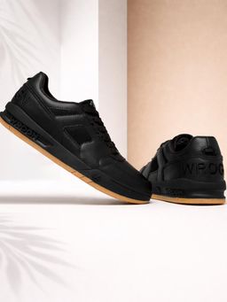 WROGN - Black Sidecar Smoked Oak Sneakers