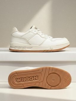 WROGN - Off White Sidecar vanilla Sneakers