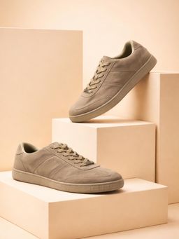 WROGN - Beige Sazerac Suede Shift Sneakers