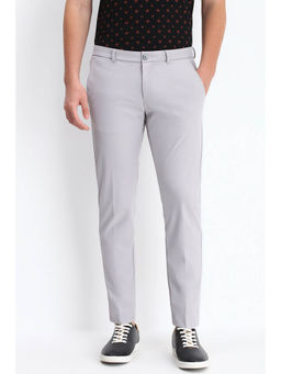 Allen Solly - Men Grey Regular Fit Solid Casual Trouser
