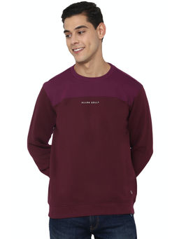 Allen Solly - Maroon Sweatshirt