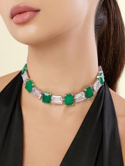 Isharya - Multi-Colour Emeraldine Botox Necklace