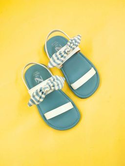 The Madras Trunk - Kids Blue Sandals