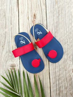 The Madras Trunk - Kids Navy Blue Sandals