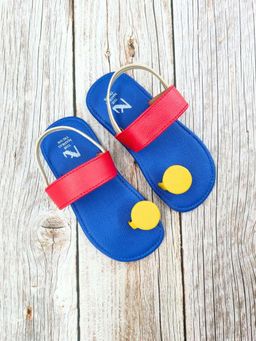 The Madras Trunk - Kids Blue Sandals