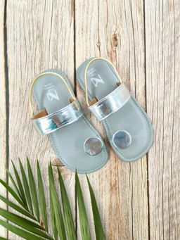 The Madras Trunk - Kids Grey Sandals