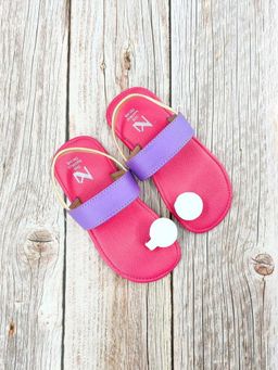 The Madras Trunk - Kids Pink Sandals
