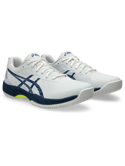 ASICS - Men Gel-Game 9 White Mako Blue Tennis Shoes