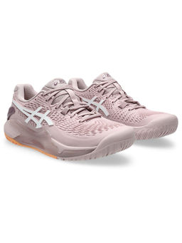 ASICS - Women Gel-Resolution 9 Watershed Rose Mauve & White Tennis Shoes