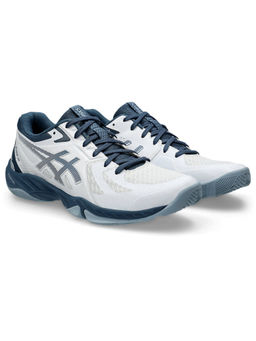 ASICS - Men Blade Ff Off White Vintage Indigo Blue Badminton Shoes